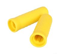 MAX G30 electric scooter replacement grips made of silicone rubber with textured non slip for improved handling and comfort (Yellow)