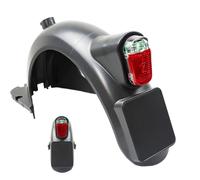 MAX G30D Rear Mudguard With Bright LED Taillight - Electric Scooter & Safety Light Kit | Mud Guard With Support Bracket | Waterproof Scooter Replacement Parts