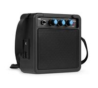 Max GIGKit 10W Portable Battery-Powered Practice Guitar Amplifier, Rechargeable, Overdrive Switch, Mini Bass & Electric Amp, Lightweight, Belt Clip, Headphone Out, For Beginners, Kids, Buskers
