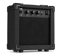 Max GIGKit 20W practice guitar amplifier - compact mini electric combo amp with adjustable gain, overdrive, headphone out - beginner and travel-friendly for guitar, bass, jam sessions, lessons