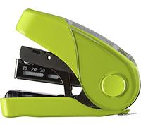 Max HD-10FL3K/LG Sakuri-Flat Stapler, Holds 100 Spare Needles, Yellow-Green