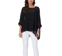 Max Hsuan Women Bohemian Floral Printed Blouse Batwing Sleeve Plus Sheer Chiffon Oversize Loose Top Tunic Tops