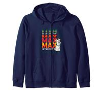 Max In The City Pets Vibes Zip Hoodie
