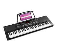 MAX KB15 Electric Keyboard, 61-Key Beginner Electronic Music Piano with Microphone, Portable Keyboard Includes 6 Months Online Lessons