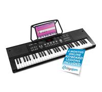 Max KB15 Electric Keyboard 61-Key Portable Music Instrument with Microphone