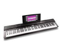 Max KB6 Digital Piano 88-Key Electronic Keyboard with Weighted Velocity-Sensitive Keys, Built-In Speakers, Sustain Pedal, USB-MIDI & 6 Months Online Keyboard Lessons for Beginners & Pros