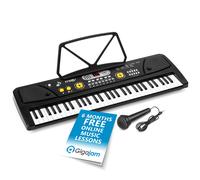 MAX KD61 Battery Powered Portable Electronic Music Keyboard - 61 Keys