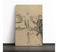 Max Klinger Integer Vitae Canvas Print | Gallery Wrapped 30mm Frame Wall Art | 20x14 inches | Ready to Hang | Modern Picture | Living Room Bedroom Lounge Office