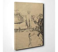 Max Klinger Integer Vitae Canvas Print | Gallery Wrapped 30mm Frame Wall Art | 30x20 inches | Ready to Hang | Modern Picture | Living Room Bedroom Lounge Office