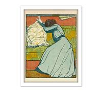 Max Kurzweil The Cushion Der Polster Large Framed Art Print Poster Wall Decor 18x24