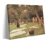 Max Liebermann Bleaching on The Lawn Wall Art Posters Canvas Painting Wall Art Decorative Picture Prints Modern Decor 16x24inch(40x60cm)