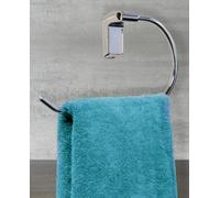 Max Light Chrome Towel Holder C-Form Towel Ring Metal Chrome Plated