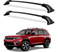 Max Loading 220lb Heavy Duty Roof Rack Cross Bars for Jeep Grand Cherokee L 2021 2022 2023 and 2022 2023 Grand Cherokee WL, Aluminum Crossbar Luggage Racks Roof Rail Rooftop Luggage Canoe Carrier