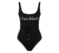 Max Mara Carisma logo-print swimsuit - Black XS-S-M-L