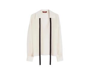 Max Mara Colono bow-collar shirt - Neutrals 40-42-44