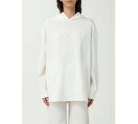 Max Mara Comfortable Long Sleeve Hoodie with Pockets Ideal for Casual Wear - White - M EU