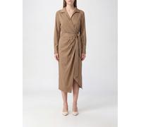 MAX MARA Cotton Blend Midi Wrap Dress - Size: 38 - female