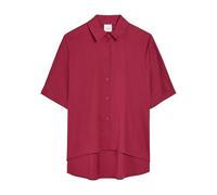 Max Mara Cropped Cotton-blend Shirt - Burgundy - 8 (UK8 / S)