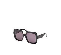 Max Mara Ernest Square Large Sunglasses - Shiny - Black Black