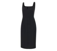 Max Mara Etruria square-neck sleeveless dress - Black 44