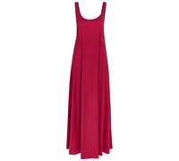 Max Mara Gathered-back Cotton-blend Maxi Dress - Burgundy - 8 (UK8 / S)