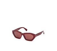 Tom Ford Square Womens Dark Havana Smoke Gradient - Brown - One Size