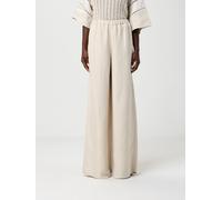 MAX MARA Linen And Silk Palazzo Trousers - Size: 44 - female