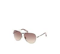 Max Mara Miller 2 Pilot Sunglasses, Gold, Women Gold