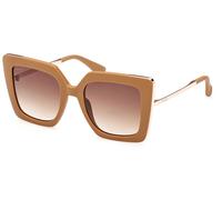 Max Mara MM0051 DESIGN4 73F Womenâs Sunglasses Brown Size 52