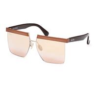 Max Mara MM0071 48G Womenâs Sunglasses Brown Size 60