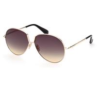 Max Mara MM0081 DESIGN8 32B Womenâs Sunglasses Gold Size 60