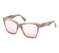 Max Mara MM0089 SPARK3 60G Womenâs Sunglasses Brown Size 53