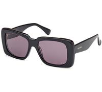 Max Mara MM0091 GLIMPSE3 01A Womenâs Sunglasses Black Size 53