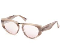 Max Mara MM0093 BRIDGE1 60G Womenâs Sunglasses Brown Size 54
