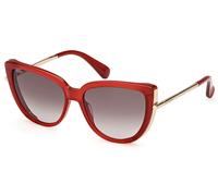 Max Mara MM0095 LIZ1 66B Womenâs Sunglasses Red Size 56