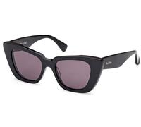 Max Mara MM0099 GLIMPSE5 01A Womenâs Sunglasses Black Size 50