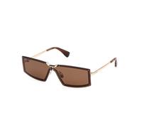 Max Mara MM0118 MILLER1 32E Woman Sunglasses Metal Gold Brown Squared Normal