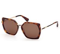 Max Mara MM0136 MILLER 5 52E Womenâs Sunglasses Tortoiseshell Size 56