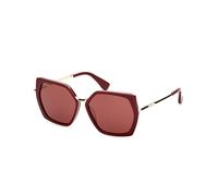Max Mara MM0136 MILLER-5 69S Woman Sunglasses Acetate Bordeaux Bordeaux Geometric Normal