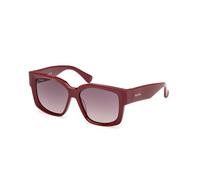 Max Mara MM0145 GLIMPSE-7 69Z Woman Sunglasses Acetate Bordeaux Violet Round Normal
