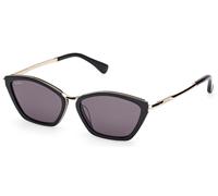 Max Mara MM0162 01A Womenâs Sunglasses Black Size 54