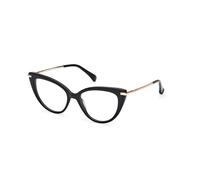 Max Mara MM5145 001 Woman Optical frames Acetate Black Cat Eye Normal