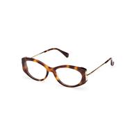 Max Mara MM5204 052 Woman Optical frames Acetate Havana Round Normal