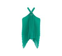 Max Mara Mxevalzer ring pleated top - Green 38
