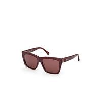 Tom Ford Square Womens Dark Havana Smoke Gradient - Brown - One Size