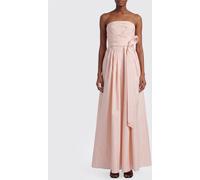 MAX MARA Off-The-Shoulder Long Taffeta Evening Gown with Waist Bow - Size: 48 - female