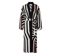 Max Mara Ovatte striped v-neck cover-up - Black OS