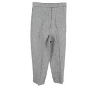 Max Mara Preloved Trousers In Grey Linen Grey