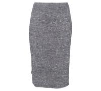 Max Mara Preloved Tweed Midi Pencil Skirt In Grey Wool Grey