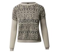 Max Mara Preloved Weekend Printed Crewneck Sweater In Beige Acrylic Beige